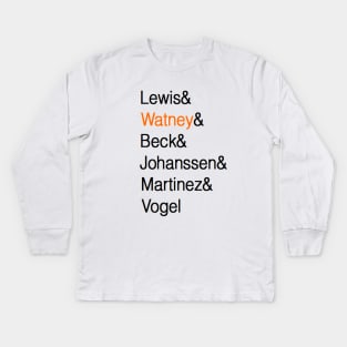 Lewis& Watney& Beck& Johanssen& Martinez& Vogel Kids Long Sleeve T-Shirt